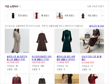 다음 쇼핑검색광고 이미지